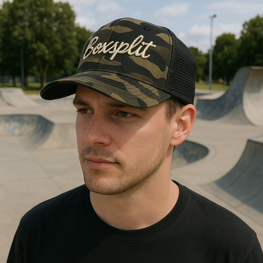 Boxsplit Legend Trucker Snapback Green Camo