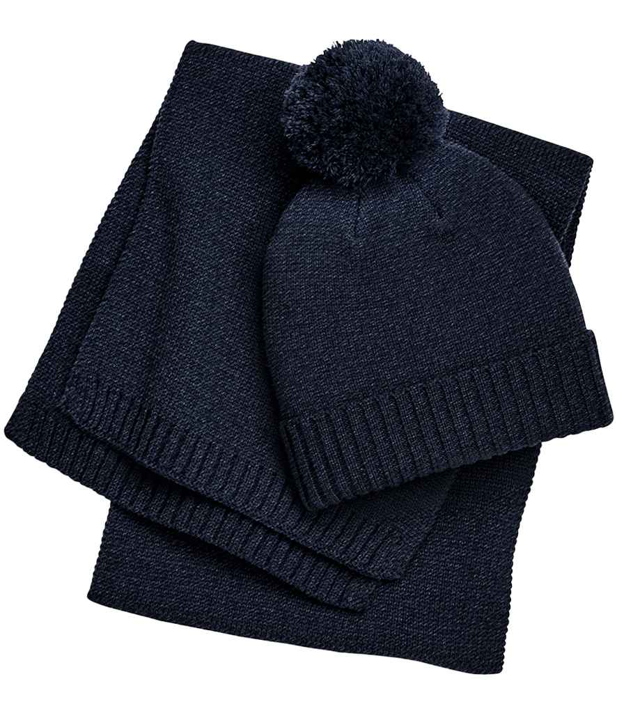 BB401 Navy Fleck Front