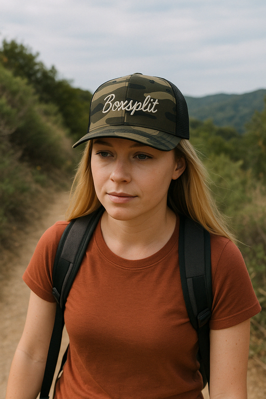 Boxsplit Legend Trucker Snapback Green Camo