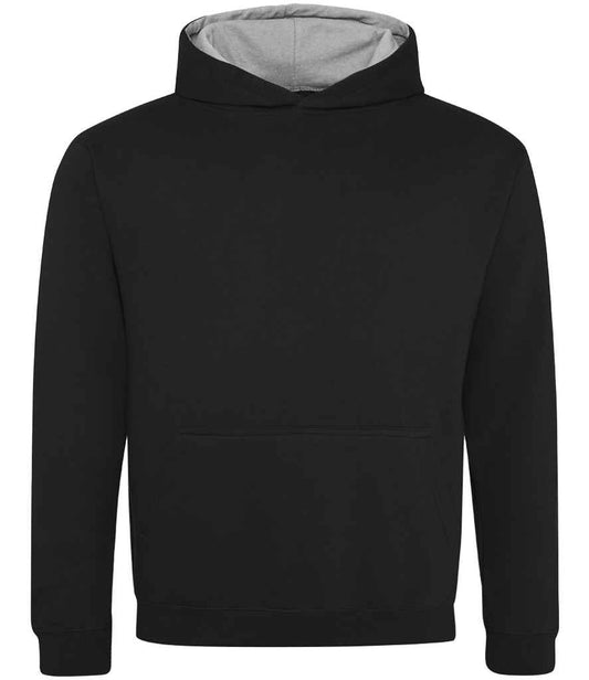 JH003B Jet Black/Heather Grey Front
