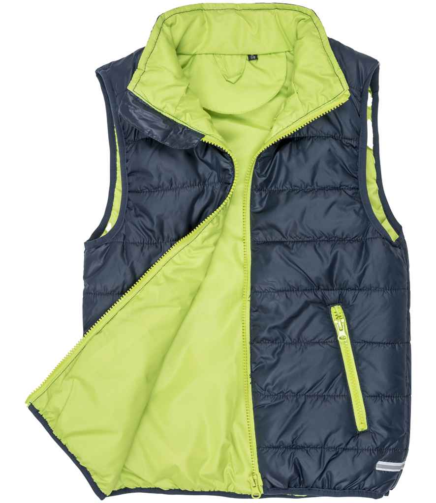 RS234B Navy/Lime Green Detail